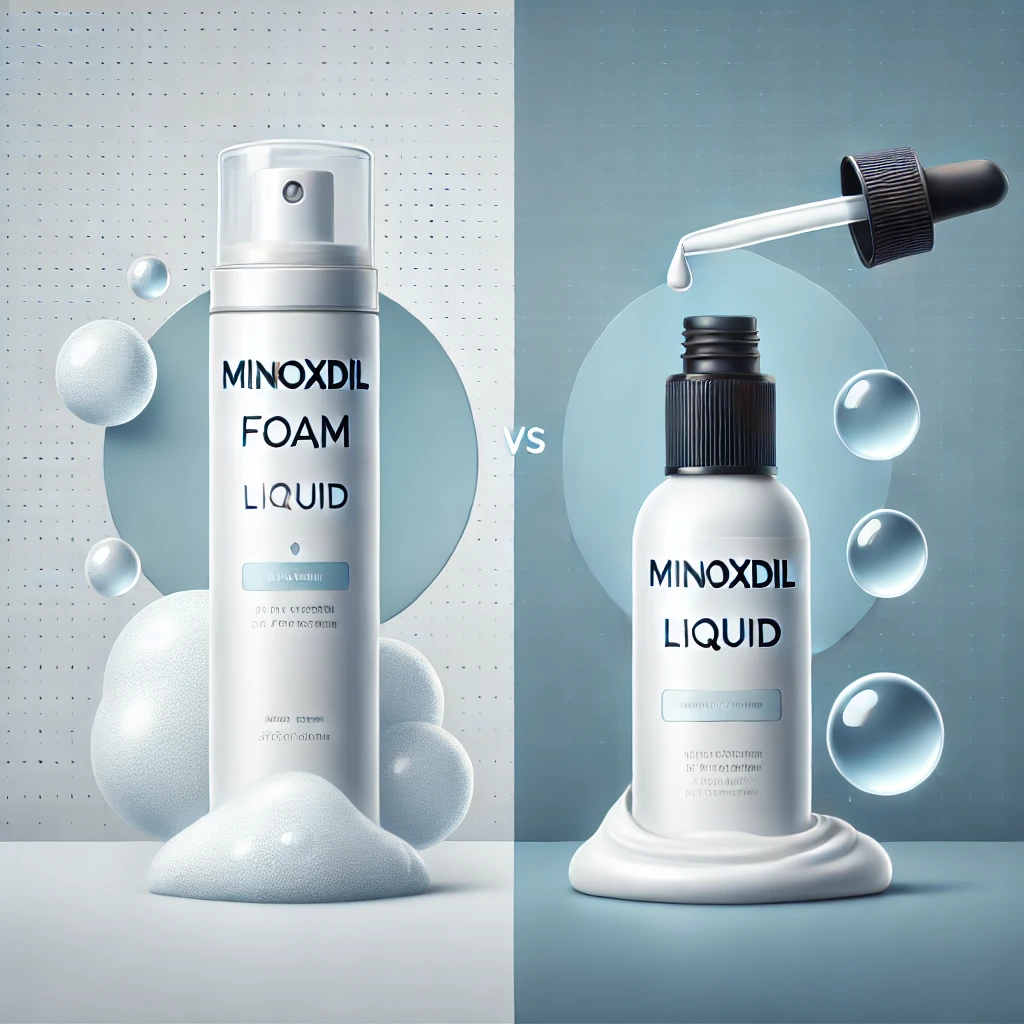 Minoxidil Foam vs Liquid